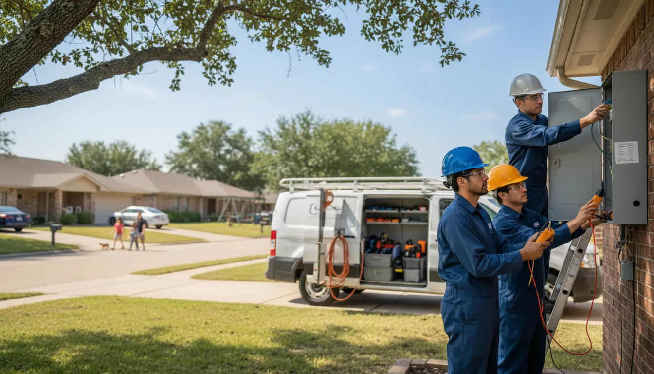 Certified electrician providing emergency electrical services in Smock, PA
